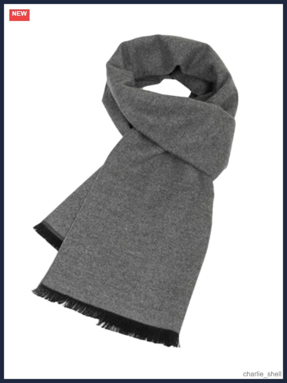 Mens 100% Polyester Cold Weather Scarf Long Thick Warm Winter Shawl - Picture 1 of 6